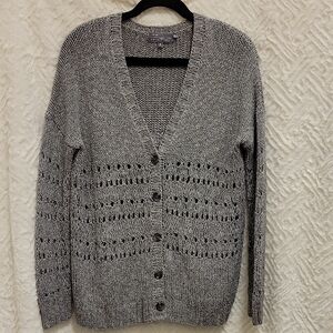 VINCE.  Hand Knit Cardigan Size M